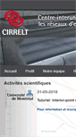 Mobile Screenshot of cirrelt.ca